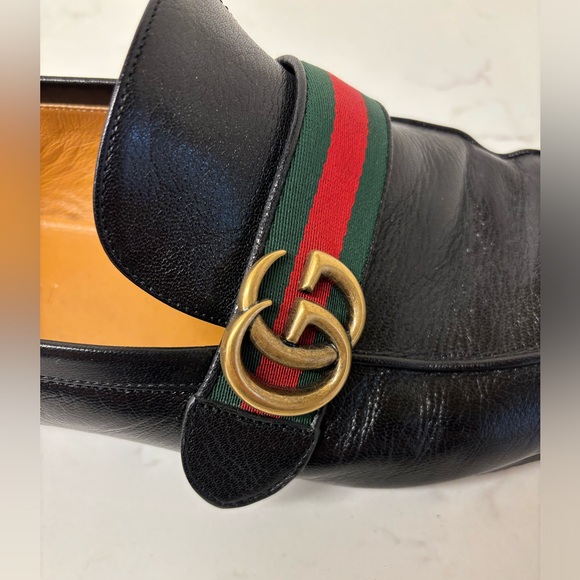 Gucci Double G Loafers 10.5 Men’s Black - Picture 5 of 6